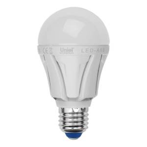 Лампа светодиодная Uniel LED-A60 10W/DW/E27/FR PLP01WH