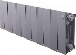 Радиатор биметаллический Royal Thermo Piano Forte 200 silver satin, 12 секций