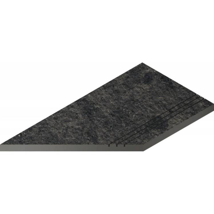 Бортик Italon Рум X2 620090000681 Блэк Левый Грип 30x60