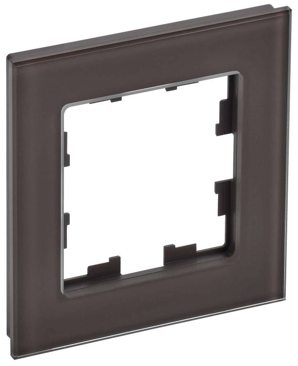 Рамка 1-постовая IEK Brite BR-M12-G-K45 темная бронза