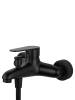 Смеситель для ванны Wonzon & Woghand WW-AE3205-MB с душевым гарнитуром, черный матовый фото 3