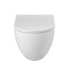 Унитаз подвесной BelBagno Amanda BB051CH-TOR-FC/SC безободковый, с сиденьем микролифт, белый фото 6
