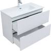 Тумба под раковину Aquanet Джейн 90 313287 белый матовый фото 8