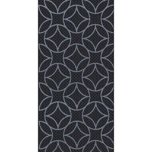 Декор Нефрит Керамика Аллегро 04-01-1-08-03-04-100-2 Геометрия Черный 20x40