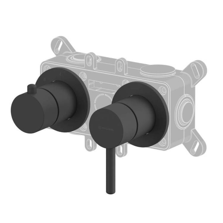 Смеситель для душа WHITECROSS Y Y1243BL черный матовый