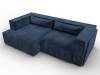 Диван угловой Лига Диванов Лига-061 131151L Синий фото 6