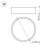 Потолочный светодиодный светильник Arlight SP-Tor-Pill-R400-25W Warm3000 022103(1) фото 5