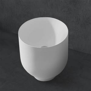 Раковина Abber Stein AS2618 40 см, белая матовая