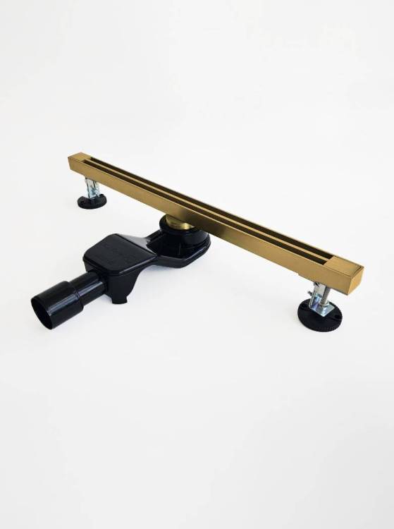 Душевой лоток Wonzon & Woghand WW-65406T-BG Золото, 600x32