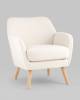 Кресло Stool Group Ричи QH-8298K 1859-01 white белый, тедди фото 2