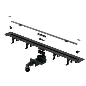 Душевой лоток Splendy Vario Drain VD30512KYAB оружейная сталь брашированная, 120 см