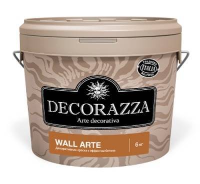 Краска декоративная Decorazza Wall Arte WA002 серая 1 л