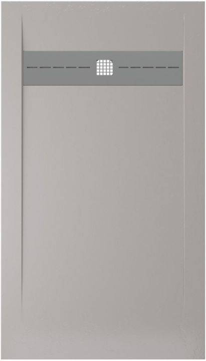 Поддон для душа Allen Brau Infinity с накладкой на сифон, платина, 1400х900