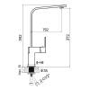 Смеситель для кухни Knotlor Stable KN-21 хром фото 7