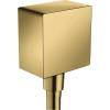 Шланговое подключение Hansgrohe FixFit Square 26455990 золотой