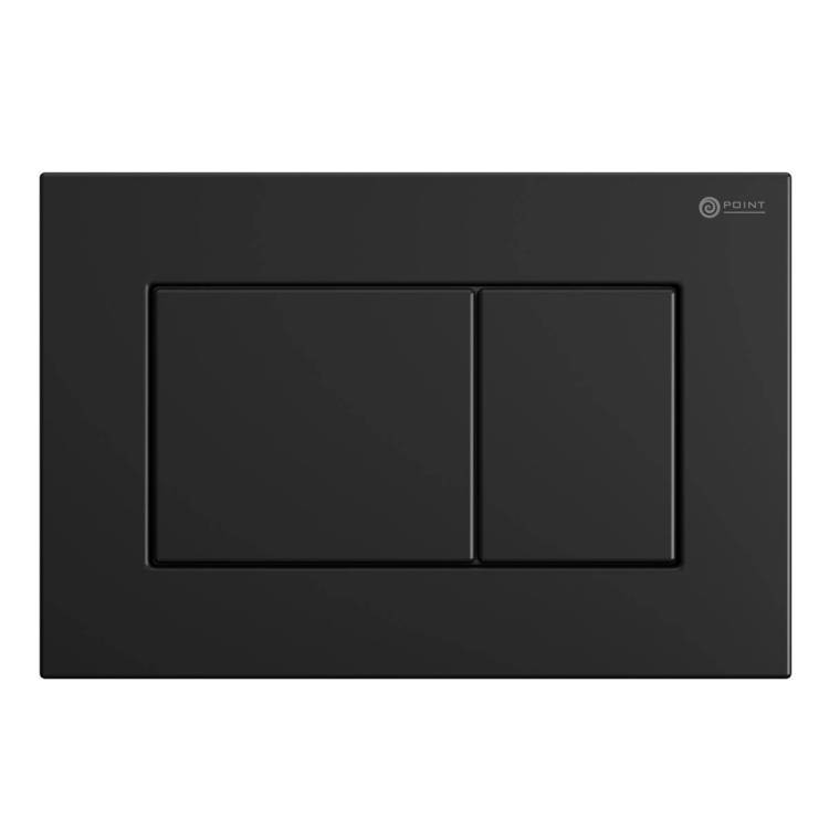 Кнопка смыва Point Ника PN44081BM черная матовая