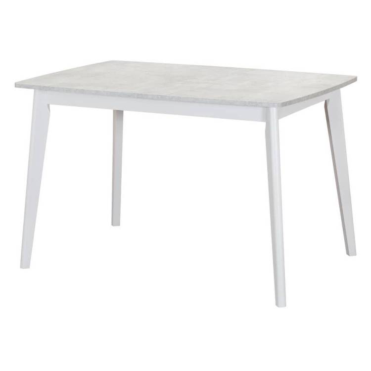 Стол Bradex Home Oslo RF 0006 бетон лайт, белый 120(160)x80x76