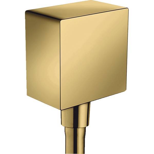 Шланговое подключение Hansgrohe FixFit Square 26455990 золотой