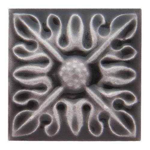 Вставка Adex Studio Adst4065 Taco Relieve Flor №2 Volcanico 3x3