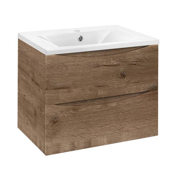 Тумба под раковину Vincea Mia 600 VMC-2MA600VO подвесная, V.Oak