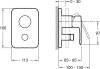Душевой комплект Jacob Delafon Modulo E30759-CP С ВНУТРЕННЕЙ ЧАСТЬЮ фото 17