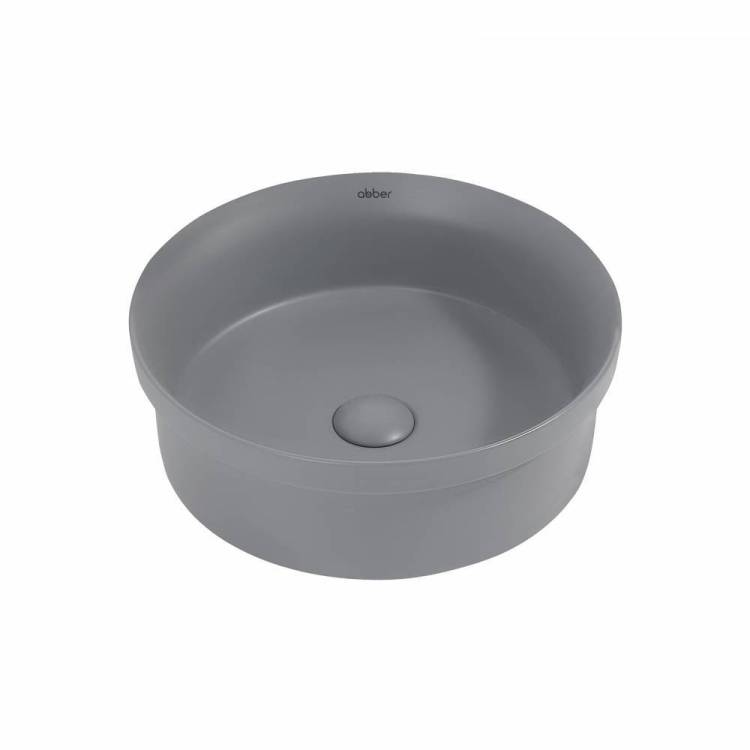 Раковина Abber Bequem AC2103MG 40 см, серая матовая