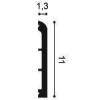 Плинтус Orac Decor Fundamentals SX184 200x1.3x11 фото 2