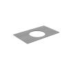 Столешница Kerama Marazzi Plaza PL5.DD500600R\80 для накладных раковин Про Дабл 80, антрацит фото 2