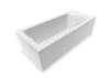Акриловая ванна Vayer Savero Гл000009893 без каркаса, 150x70 фото 4