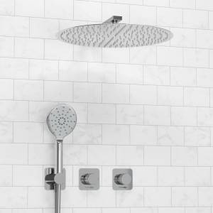 Встраиваемый комплект для душа Wasserkraft A4651.293.090.117.271.087.127 с верхней душевой насадкой и лейкой