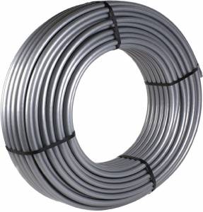 Труба из сшитого полиэтилена с кислородным слоем Stout SPX-0001-002028 20х2.8 (бухта 100 метров) PEX-a, серая