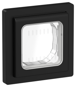 Рамка 1-постовая IEK Flite FI-M10-32-55-K02 черный