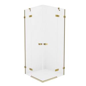 Душевое ограждение NEW TRENDY AVEXA GOLD BRUSHED 100x90x200 EXK-1785 (брашированное золото)