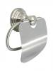Держатель для туалетной бумаги Bath Plus Bronx nickel BX-65710 с крышкой хром