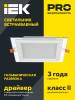 Встраиваемый точечный светодиодный светильник IEK ДВО 1623 LDVO0-1623-06-4000-K01 фото 3