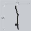 Плинтус напольный Bello Deco XPS POLYMER П 19 00-00105369 200x1.8x12 фото 2