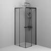 Душевой уголок Am.Pm X-Joy W94G-403-8080-BT1K профиль черный матовый, стекло прозрачное, 80x80x190 фото 5