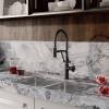 Смеситель для кухни IDDIS Grange GRABLFLi05 черный матовый с гибким изливом фото 2