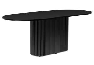 Стол Notta Барон О 620250 черная пленка шагрень, черный 180x90x75
