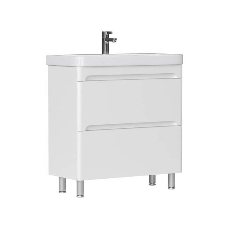 Тумба под раковину Equil Nice tnNICE80.2Y-05 напольная, белый, 79.4x38