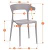 Стул Tetchair Ton (mod. PC33) 24284 темно-серый фото 10