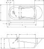 Акриловая ванна Riho Bathtubs Lazy 170х75 L фото 5