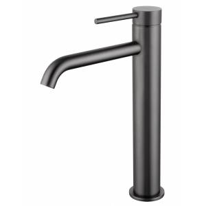 Смеситель для раковины Wonzon & Woghand WW-88239017-BGM высокий, темный графит