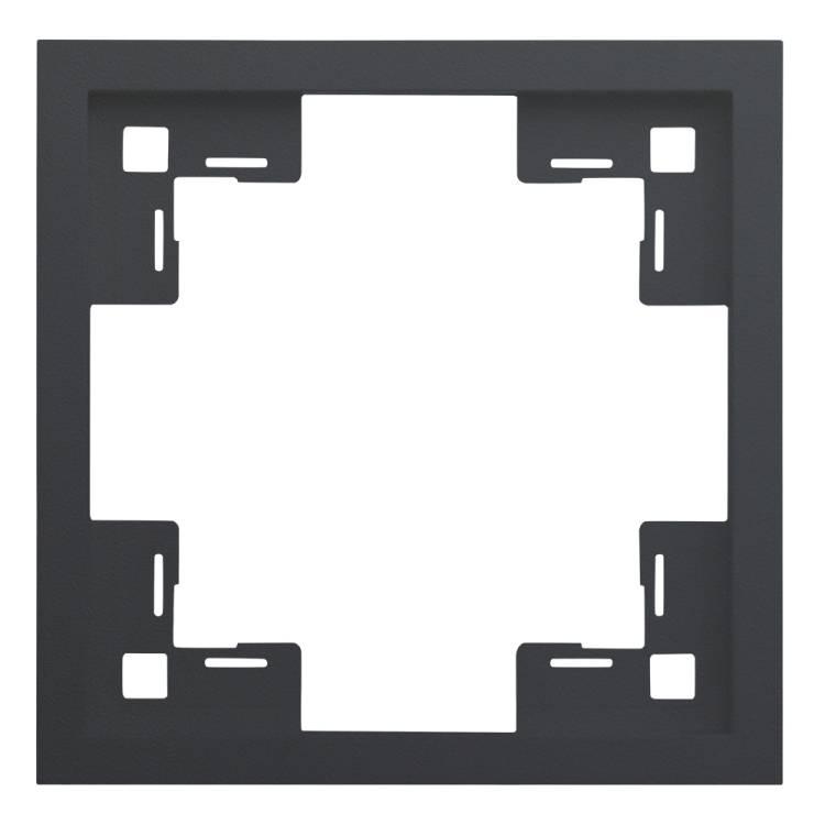 Одноместная рамка Rikett Standart 35810 MB черный сатин