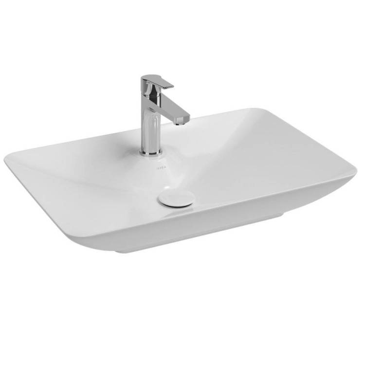 Раковина Isvea SistemaY Clear 10SY50065SV-2L 65 см, белая матовая