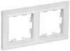 Рамка 2-постовая IEK Brite BR-M22-K91 арктический белый
