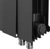 Радиатор биметаллический Royal Thermo Piano Forte 500 VDR noir sable, 8 секций, черный фото 3