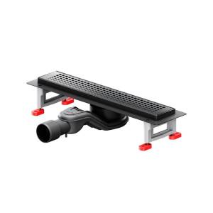 Душевой лоток Am.Pm MasterFlow W01SC-P11-040-01BM универсальный затвор Cut Gradient 40 см, черный матовый