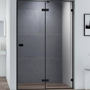 Душевая дверь в нишу Cezares Bellagio BELLAGIO-B-12-100-C-NERO черный