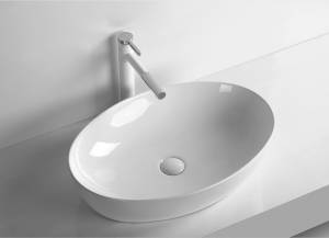 Раковина Cerutti Spa CR8023 белая, 61x41